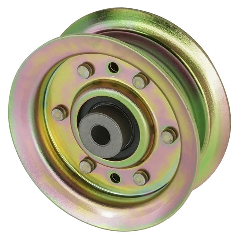 Idler Pulley Replacement For John Deere Tractors And Commercial Mowers Drop In Fitment Easy Install Fits 92H 102 105 107H 107S 115 125 135 145 155C 190C D100 D105 D110 D125 D130 D140 D155 D160 D170 Durable Performance, zinc-plated steel pulley