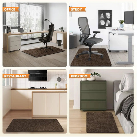 Office Chair Mat For Hardwood And Tile Floors 48 By 36 Inches Large Anti Slip Desk Chair Mat For Rolling Chairs Hard Floor Protector