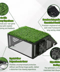 Floor Mounted Golf Simulator Projector Enclosure With Sturdy Full Steel Frame And Built In Cooling Vent System, Clear Viewing Panel