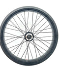 Beefy Front Fat Bike Wheel Set 20x4.0 Bolt On Rim For Snow Riding, 20 Inch Double Wall Aluminum Wheel With Dual Bearing Hub