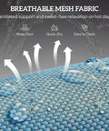 Breathable mesh fabric of Folding Chaise Lounge Chair For Poolside Sunbathing And Outdoor Relaxation with water droplets