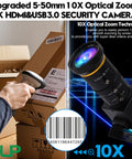 Legit Crisp 4K USB Camera Rock Solid Sixty Frames Output Wicked Sharp Five To Fifty Millimeter Optical Zoom Adjustable Iris Control Smooth Broadcast Ready Performance Dope Quality For Streamers And Presenters with 10X optical zoom.