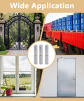 Beefy Weldable Barrel Hinges 2 3 8 by 1 2 Inches used on gates, trailers, windows, and doors.