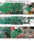 Steps for replacing Must Have Piezoresistive Washing Machine Water Level Sensor For Control Board, Compatible With Whirlpool Maytag Amana