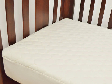 Spillproof Waterproof Crib And Toddler Mattress Protector With Quilted Organic Cotton Top Layer Ultra Soft Fitted Pad 52 By 28 Inches