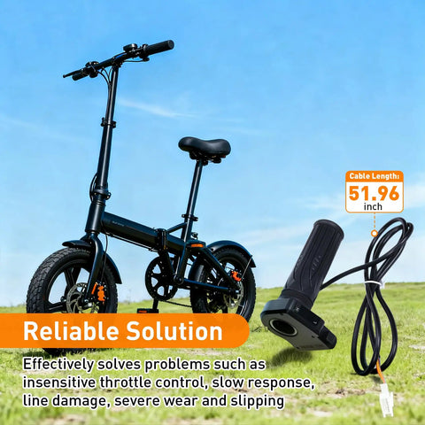 36V E Bike Throttle Grip Replacement With LCD Voltage Display And Cruise Control For Jetson Bolt Pro Atlas DYU D3F D2F C3 C4 Ancheer 250W Electric Bike Twist Grip Accelerator