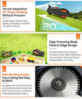 Hands-Free Smart Robotic Lawn Mower For Effortless Yard Care Without Boundary Cables On 300 Sq M features terrain adaptation and anti-winding design