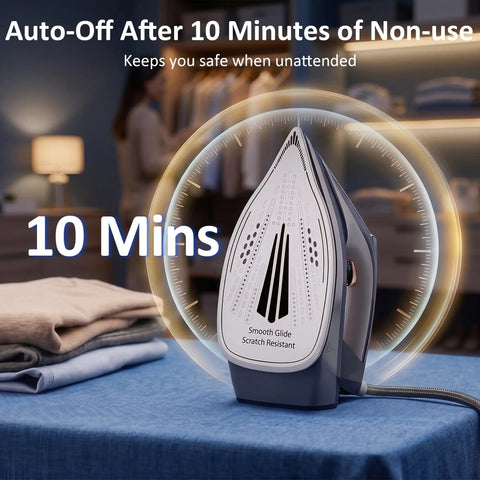 Pro Level 1800W Steam Station For Clothes With A Spiffy 1.5 Liter Pop Out Tank Lightning Fast Heat And Unstoppable Vapor Stream For That Fresh Pressed Feel Without The Hassle with timer for safety.