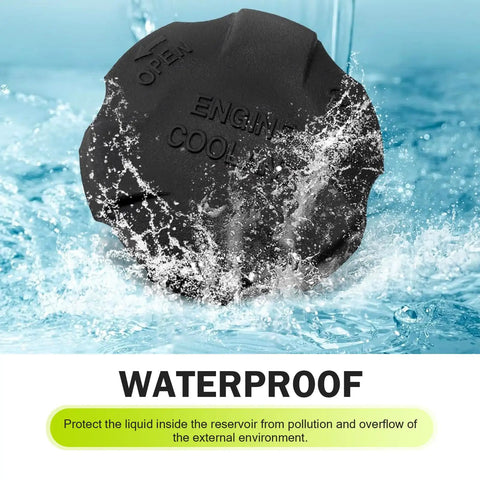 Car Radiator Tank Cover and Coolant Reservoir Cap OEM 2544126100 Direct Replacement for Hyundai Santa Fe in water splash