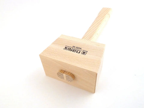 Beefy Beech Wood Carving Mallet 460 Gram 16 oz with 5 Degree Angled Head, 11 Inch Length, Unfinished European Beech