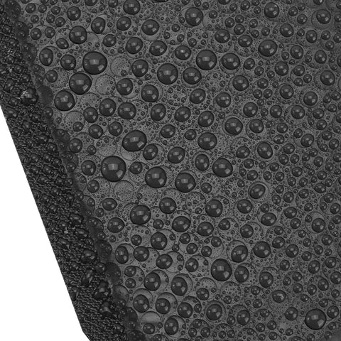 Close-up of waterproof layer on Black Bubble Mailers 40 Pack 7 By 5.2 Inch Padded Envelopes For Wrapping And Shipping Lightweight Protection