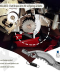 Brake Arm Kit With Spring And Bolts For Most Hydro Gear EZT RZT ZT Transaxles showing spring and bolts details