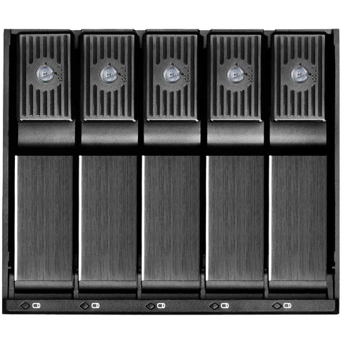 Solid As A Rock Pair Of Internal Hot Swap Drive Cages Converts Three 5.25 Inch Bays Into Five 3.5 Slot Enclosures For Sas And Sata Discs With Sleek Aluminum Chassis.