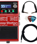 RC-5 Loop Station High Resolution 32-Bit AD/DA and 32-Bit Float Processing Looper with cables and picks