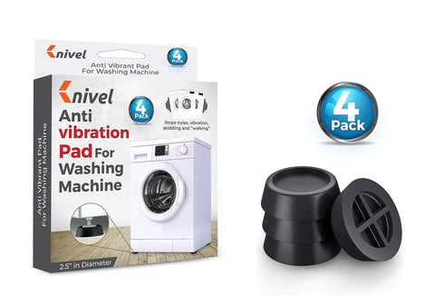 Keep Your Laundry Quiet With Dope Anti Vibration Washing Machine Foot Pads Rubber Isolation Feet Set Of 4 Anti Slip Mat For Washer And Dryer Reduces Noise And Movement Shock Absorber Dampers For Stable Smooth Wash And Spin