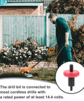 Push Button Start Electric Engine Drill Bit Adapter 8mm Hex Quick Start For Lawn Mower Leaf Blower And String Trimmer Cordless