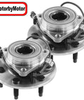 Beefy Front Wheel Bearing And Hub Assembly 6 Lug 4WD With ABS Sensor For GM Trucks And SUVs Including Silverado Tahoe Suburban 2002 2006