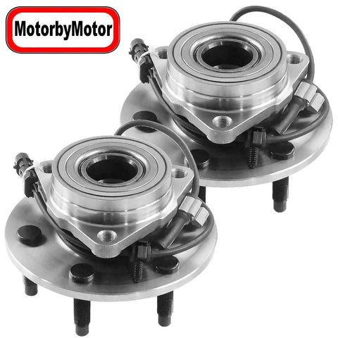 Beefy Front Wheel Bearing And Hub Assembly 6 Lug 4WD With ABS Sensor For GM Trucks And SUVs Including Silverado Tahoe Suburban 2002 2006