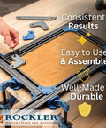 Router Jig For Cutting Boards Up To 18 By 18 Inches With Adjustable Groove And Corner Radius Guides A Pro Grade Versatile Variable Router