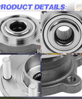 Close-up of Rear Wheel Hub Bearing Assembly For 2013-2019 Escape And 2015-2019 MKC, Replacement Hub With Roller Bearings