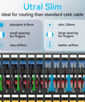 Ultra Slim Cat6a Patch Cables 1ft Pack Of 24, Flexible 10G Ethernet Cables With 550MHz, 28AWG Pure Copper, comparison diagram