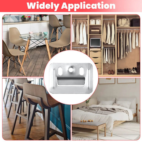 100 Pack Premium Heavy Duty Stainless Steel Z Clips For Seamless Wall Panel Mounting And Dead Tight Flush Installation Rock Solid Reinforced Brackets Quick Snap DIY Hardware, showcased in various home settings.