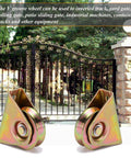 heavy-duty V groove caster wheels for gates and industrial tracks
