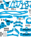 Beefy Aluminum Steering Knuckle Kit And A-Arms Suspension Upgrade For TT-02 1/10 RC Car With Motor Mount Shock Tower Steering Cups