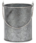 Vintage Style Metal Bucket For Fishing Gear And Home Decor Great For Tools Pencils Remotes And More Rustic Bait And Tackle Inspired Decor Storage Pail With Classic Garage Charm