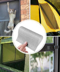 16 Pack Window Screen Patch Kit With 5x7 And 4.5x4.5 Inch Patches Fiberglass Self Adhesive Waterproof Mesh Tape shown on screens and tents