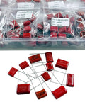 Capacitor Kit With 25 Values And 250 Pieces Metallized Polypropylene Film Capacitors CBB22 400V And 630V Assortment shown