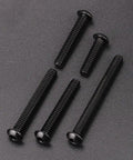 50 Pack 10-32 X 1 Inch Button Head Socket Cap Screws Stainless Steel 304 Allen Hex Drive, black coated quick access for DIY.
