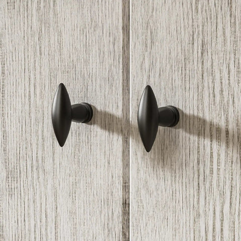 1 Pack 2 Inch Cabinet Knob and Drawer Pull, Dope Black Zinc Alloy Cabinet Handle for Kitchen Cabinets, Dressers, Wardrobes