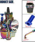 Stage 2 Beefed Up PWK 24mm Carburetor Kit With Exhaust Muffler For Predator 212cc Engines Compatible With GX200 GX160 196cc