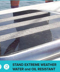 Clear Non Slip Tape 2 Inch By 30 Feet Traction Grip Tape For Tubs Boats And Stairs on boat surface, showing weather resistance