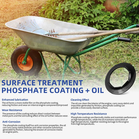 Dolly wheel locking washer for 5/8 in hand-truck axles, phosphate and oil-coated, 20 pcs.