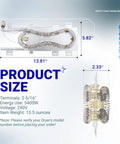 Dryer Heating Element Replacement Compatible With Whirlpool Kenmore Maytag Dryers Replaces WP8544771 VP 7154072 dimensions
