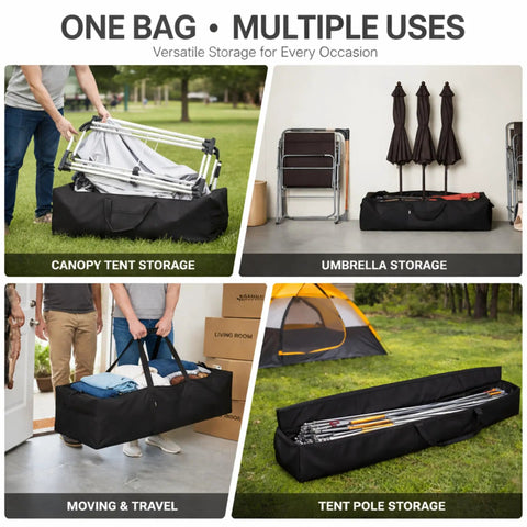 Massive 100 L Extra Large Duffle Bag For Camping And Travel Heavy Duty Waterproof Gear Carrier with various outdoor gear.
