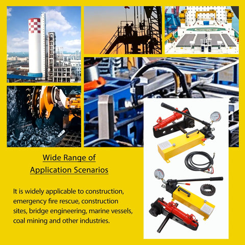 Heavy Duty Manual Hydraulic Torque Wrench With Embedded Pressure Gauge Delivers A Rock Solid 9954 Nm Output For Serious Construction Jobsite Fastening, shown in use across various job sites.