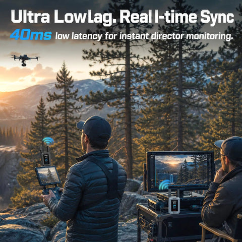 Wireless Hd Video Transmitter And Receiver System Featuring Fanless Silent Recording For Smooth Vlogging Interviews And Live Events Delivers No Sweat Setup With Big Gig Image Clarity in a nature setting.