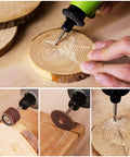 544 Piece Rotary Tool Accessories Kit DIY Friendly All In One Set With One Eighth Inch Shank Attachments used on wood