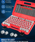 Pro Grade Hydraulic Cap And Plug Kit For JIC And ORFS Fittings 160 Piece Master Set with Precision ORFS 37 Degree Threading