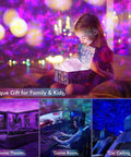 Star Projector Galaxy Night Light Dope Nebula Show With White Noise Music Player Bluetooth Speaker 14 Colors And Timer Remote