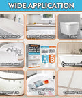 Porcelain Repair Kit For Tub And Tile With Dope Adhesion And Waterproof Sealant for various surfaces like bathtubs and tiles