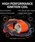 Ignition Trio Kit With CDI Box Ignition Coil And Spark Plug For GY6 50cc 125cc 150cc ATV Scooter Honda TRX High Performance Coil