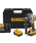 Heavy And Dependable 20V Max Lithium Ion Brushless Hammer Drill Kit With Kickass Performance and Smooth Three Speed Options featuring a metal chuck and charger.
