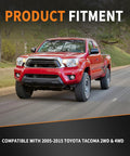 Image of a 2015 Toyota Tacoma 2WD, showcasing compatibility with Rock Solid Performance Drive Shaft Center Support Bearing and Heavy Duty U Joint Kit.