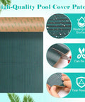 Heavy Duty Pool Cover Patch Kit 8 By 40 Inches Self Adhesive Waterproof Repair Patch For Ground Pool Covers