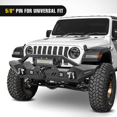 Jeep with installed three eighths inch Grade 70 forged steel winch hook set with safety latch and clevis slip hooks, black.