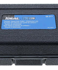 IDEAL TKO four-piece carbide hole cutter kit in black carry case (front view)